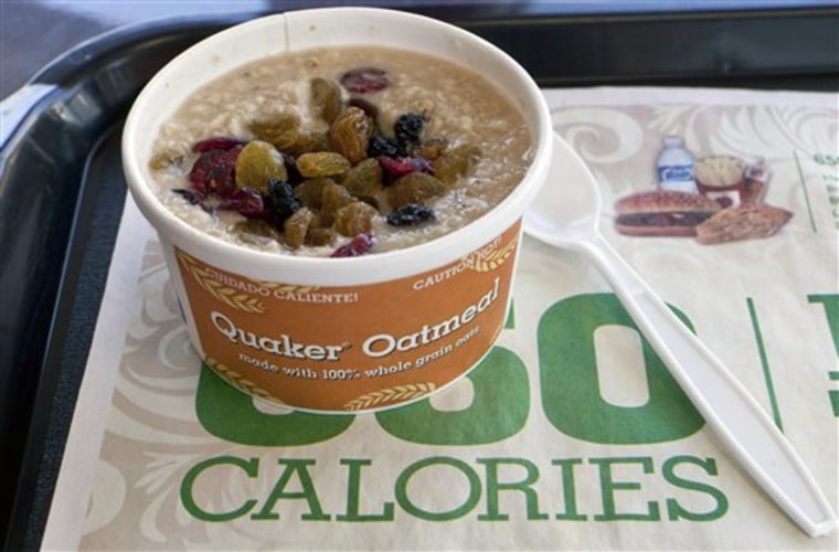 Burger King is adding oatmeal to its breakfast menu as the struggling fast-food chain tries to reinvent itself. 